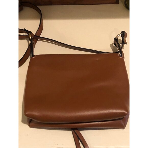 Tory Burch Miller Crossbody Bag Brown Leather - Picture 6 of 14